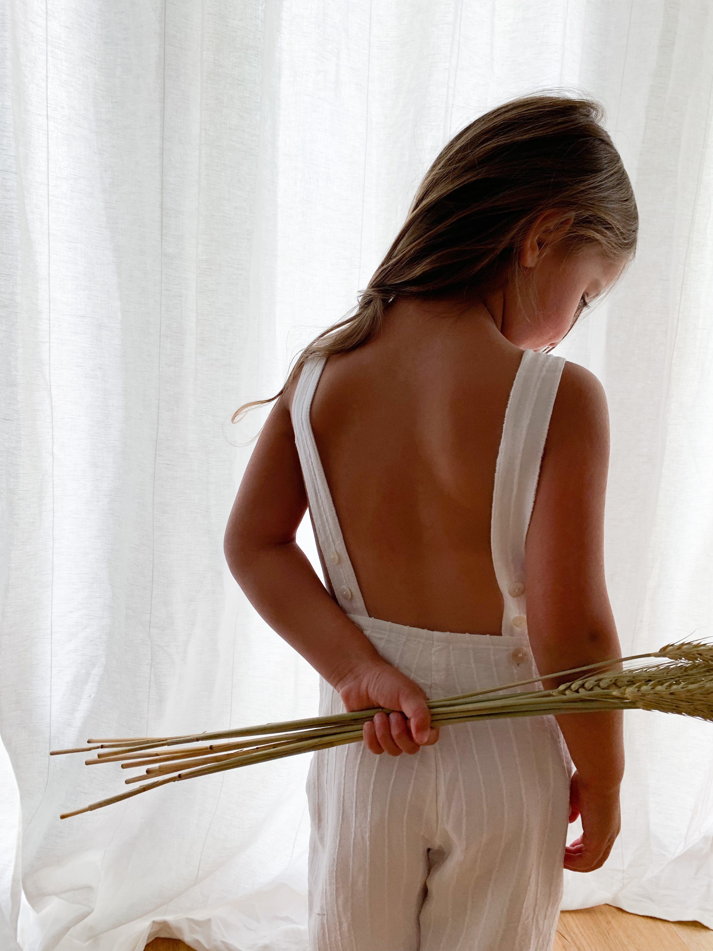 SASKIA JUMPSUIT | CHALK