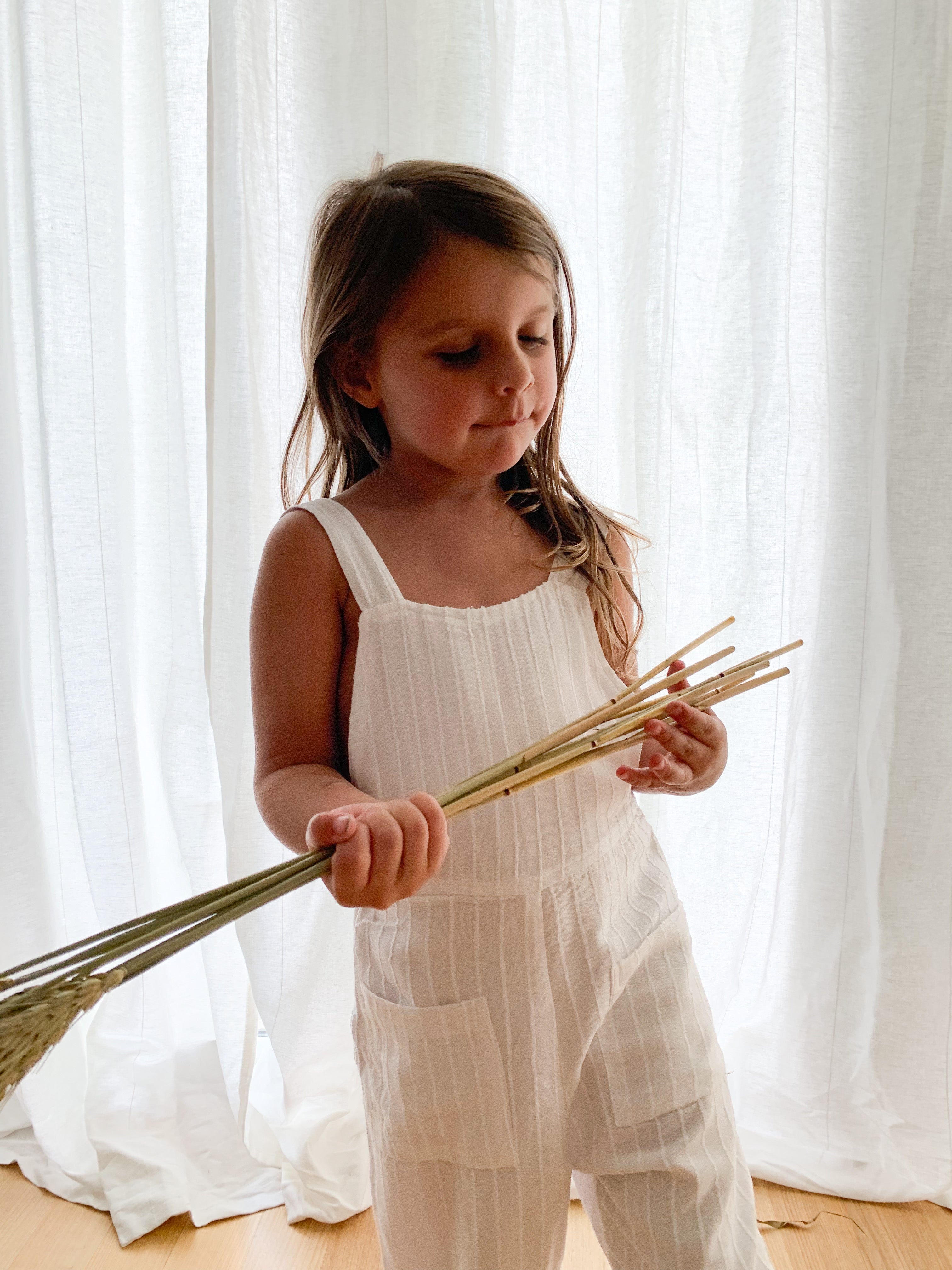 SASKIA JUMPSUIT | CHALK