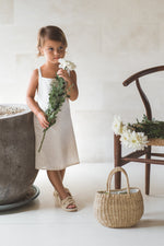 MILAN DRESS  |  NATURAL STRIPE